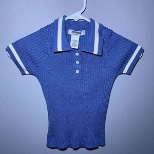 RSQ sweater polo tee, XS